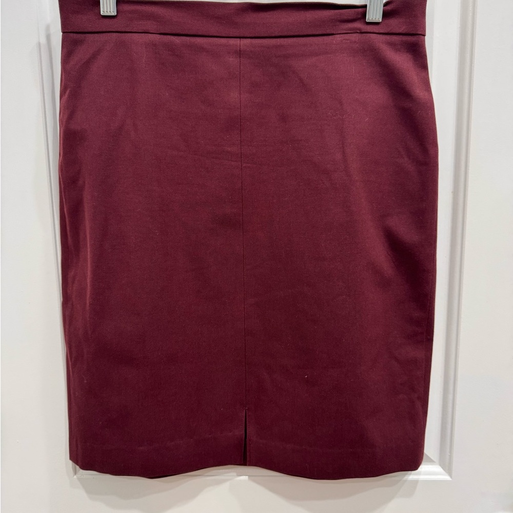 Banana Republic Deep Red Pencil Skirt